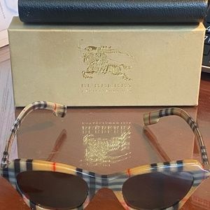 Burberry Plaid Sunglasses